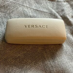 Versace White Glasses Case